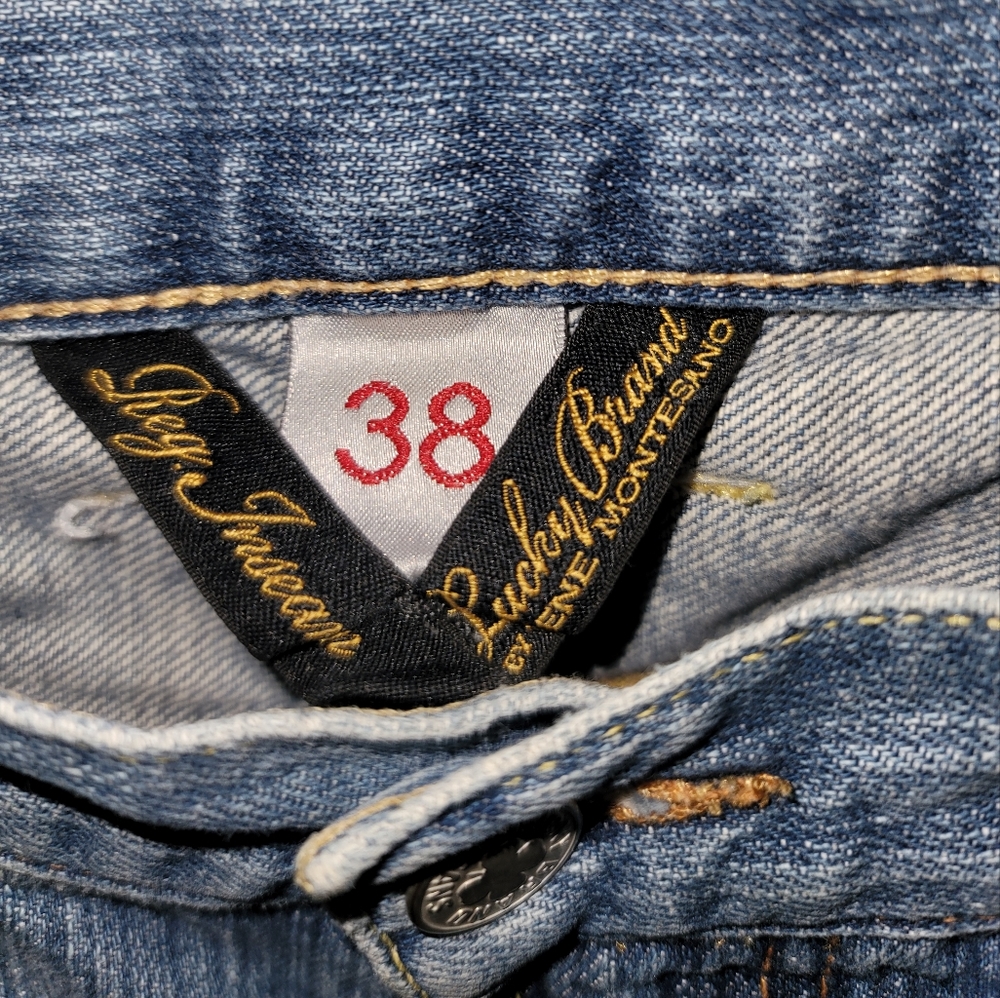 *SOLD* Lucky Brand Men's Jeans, Stone Washed Denim, 38 x 31.5, Classic Fit